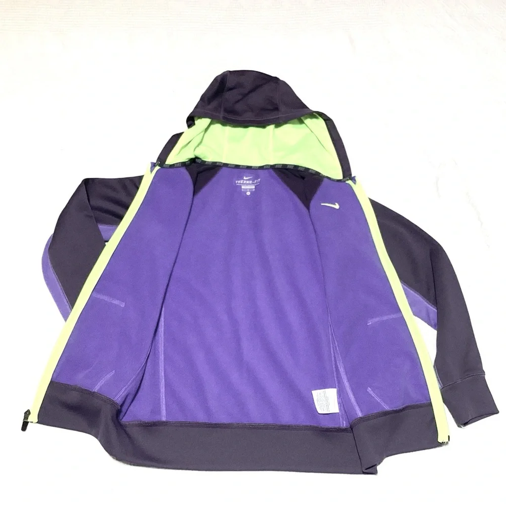 Nike Therma-Fit Girls Size XL Front Zip Hooded Sweatshirt Hoodie